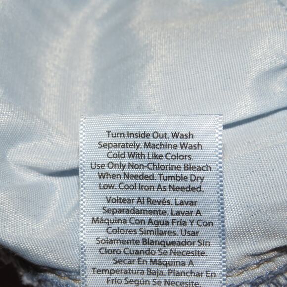 Wonder Nation Button Front Medium Wash Denim Girls Mini Skirt - Picture 7 of 7